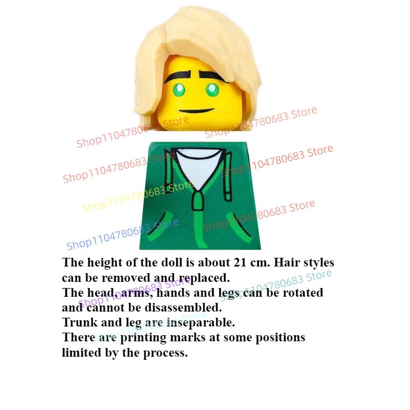 

MOC Building Blocks New Giant Doll Cartoon Toys Assembled Collectible Ornaments Holiday Gifts