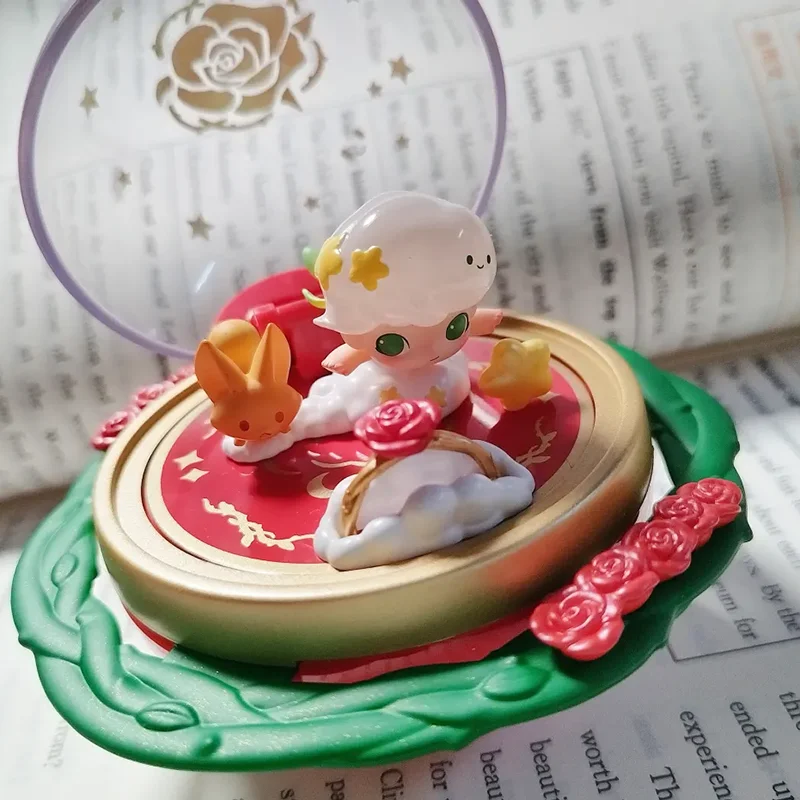 Romantic Ringbox Series 3 Dimoo-Another Rose Action Figure Toys Kawaii Dimoo Figure Doll Gifts for Kids Girls