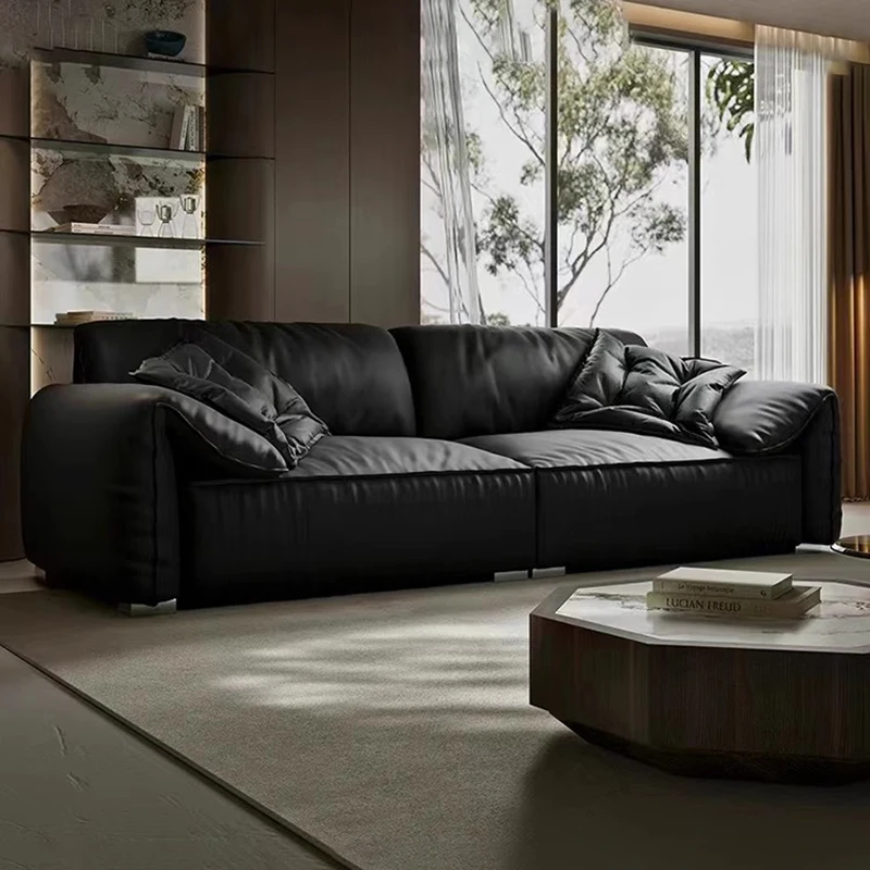 

Upholstered Armchair Living Room Sofa Genuine Leather Living Room Sofa Sleeper Recliner Floor Muebles Para La Sala Furniture