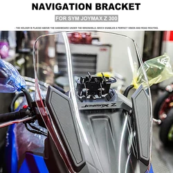 GPS Smartphone Holder NEW Motorcycle For SYM JOYMAX Z 300 Windshield Mount Navigation Bracket