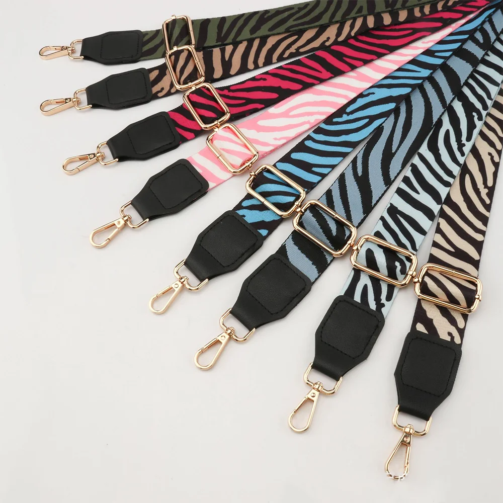 

Strap Crossbody Single Shoulder Adjustable Versatile Striped Zebra Print Fashionable 3.8cm Sturdy Wear-resistant Wide Shoulder