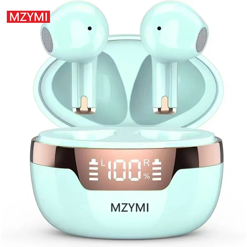 

MZYMI J97 Wireless Earbuds Bluetooth5.2 Headphones HiFi Stereo Sound TWS Sports Waterproof Headset Built-in Mic For Workout