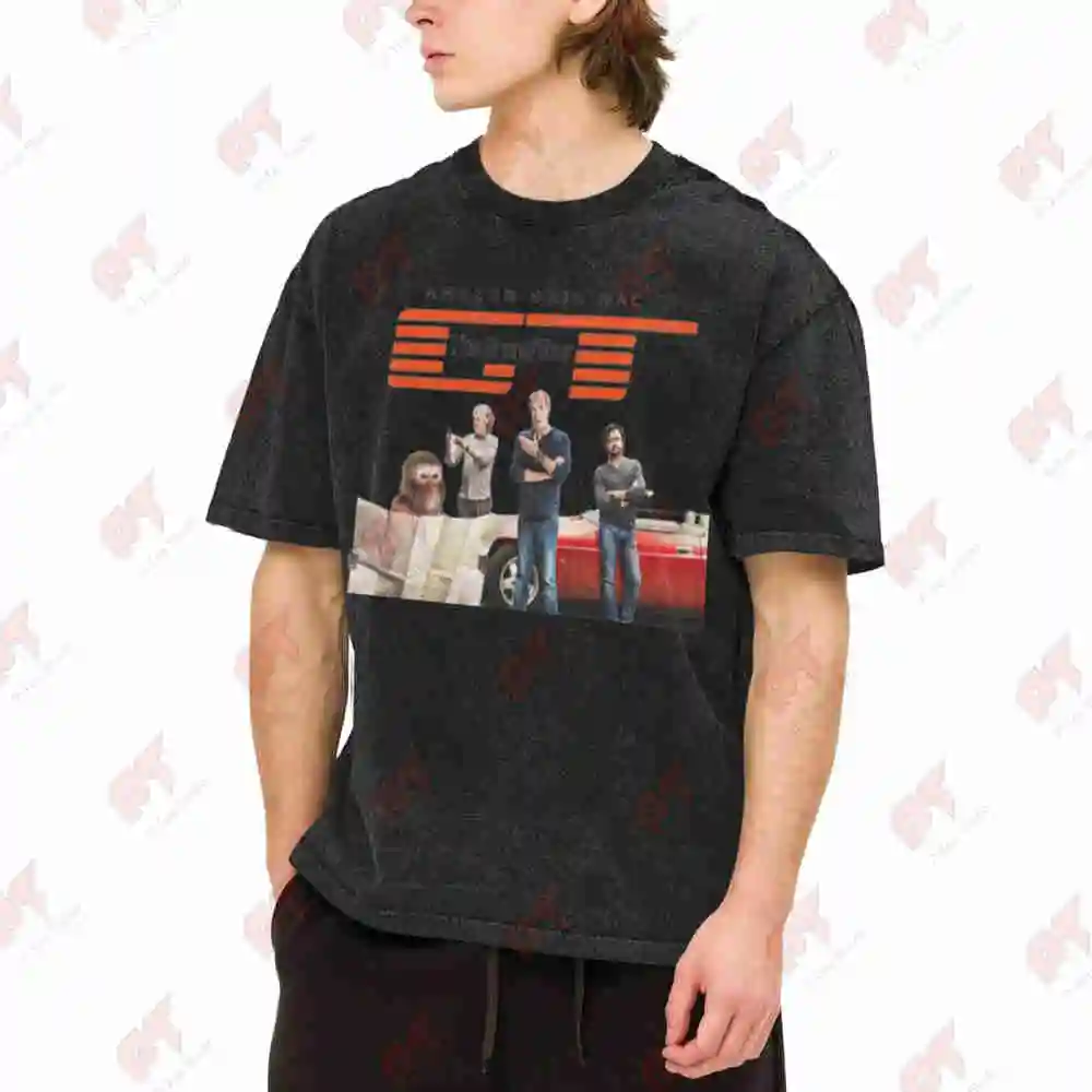The Grand Tour TV Series Vintage Washed Tee Pure Cotton T-Shirt