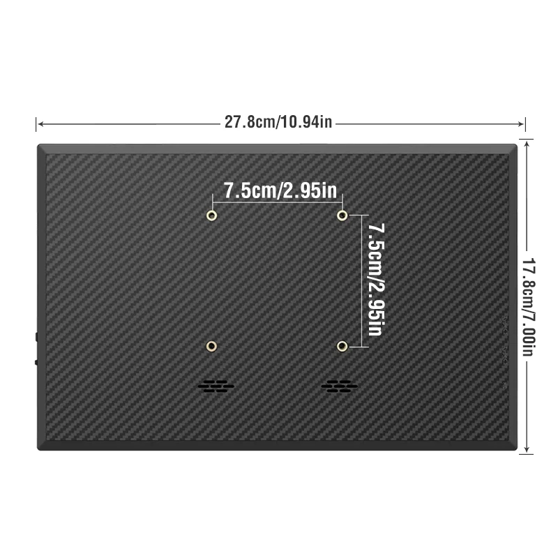 Anmite 11.6 بوصة IPS شاشة محمولة USB TYPE C HDMI للهاتف المحمول سطح المكتب MAC Switch PS4 XBOX