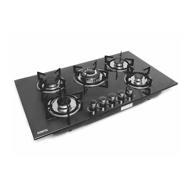 5 Burner Gas Cook-Top Gas Stove With Auto Ignition