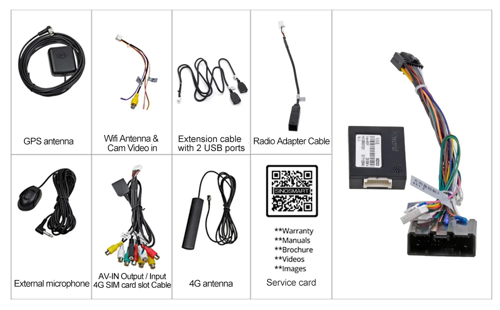SINOSMART 9" Android Autoradio für Mazda 3 (Mazda3) / Axela 2009–2013 BL, GPS-Navigation, OEM-Stil, CarPlay, Android Auto, unter – Detail 7