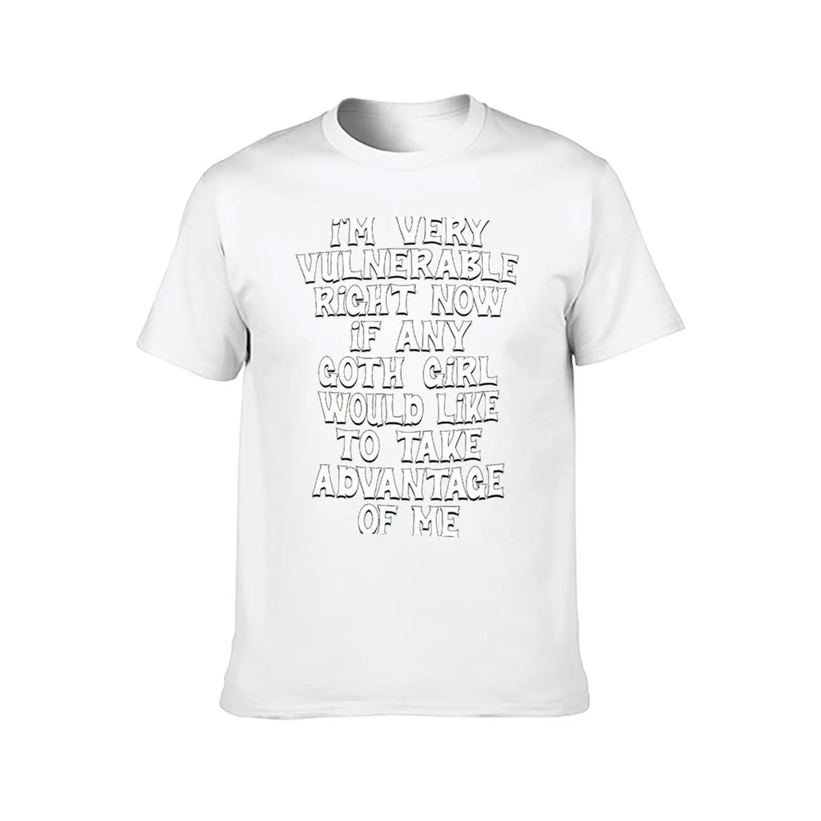 أنا ضعيفة جدًا RN إذا كان أي فتاة قوطية تأخذ ميزة تي شيرت رجل تي شيرت الصيف القطن تي شيرت تي شيرت عالي الجودة #2