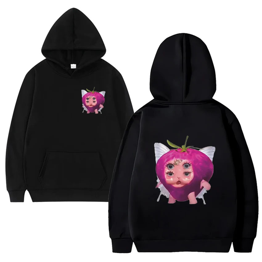 

Melanie Martinez singer strawberry Cute Graphic Hoodie 2024 New Men Women Fleece Long sleeve streetwear Unisex Casual Sweatshirt