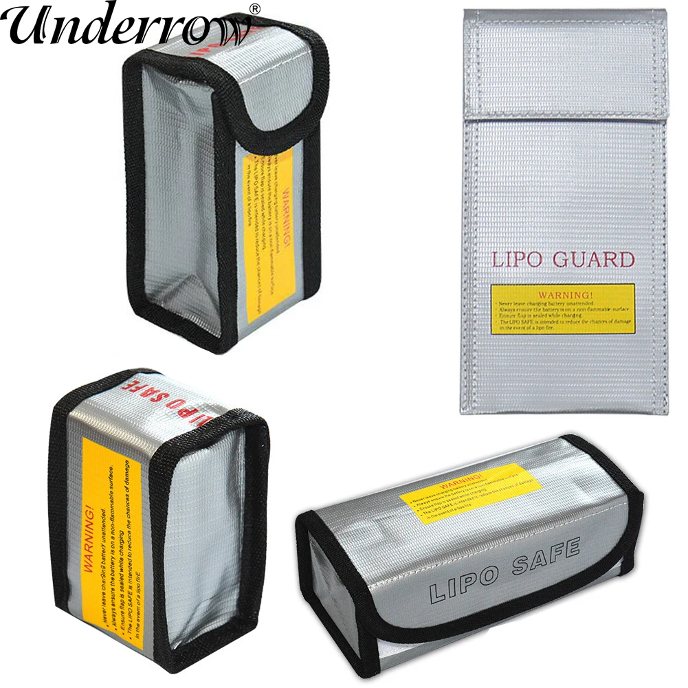 90*64*50MM High Quality Waterproof Explosion-proof RC LiPo Battery Safety Bag Model Aircraft Lithium Battery Protection Bag