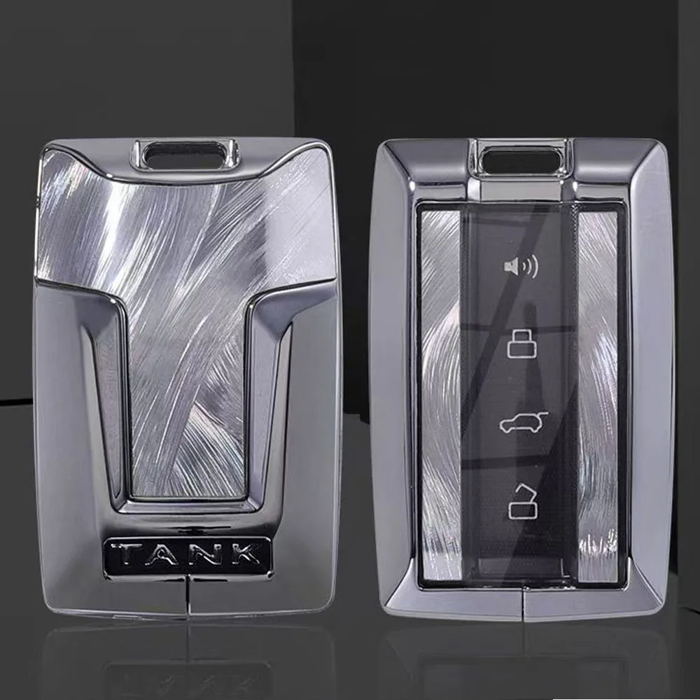 For Great Wall Tank 300 Hi4-T 2024 Key Set High end Special Car Bag Buckle Modified Case for Men
