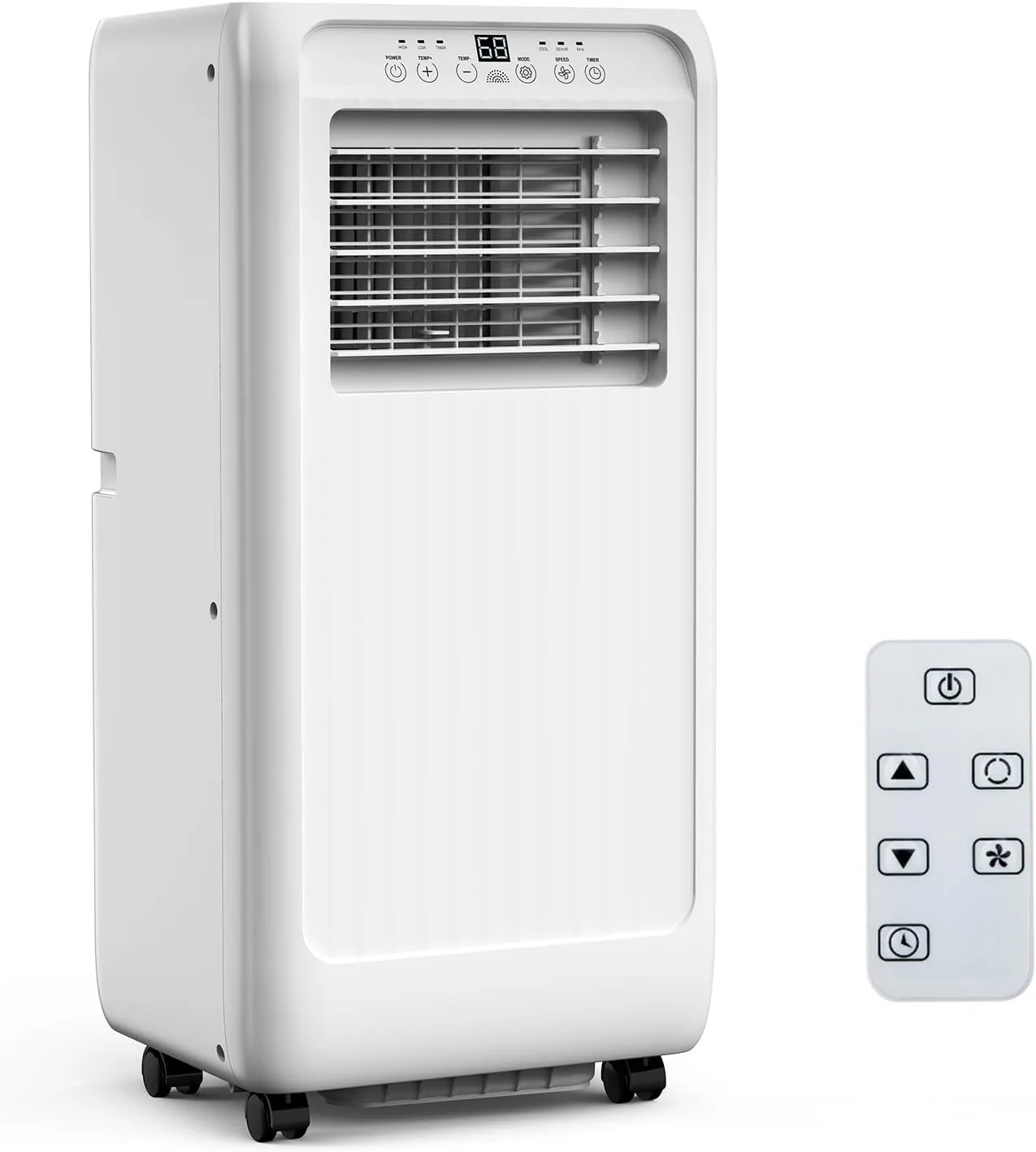 

10,000 BTU Portable AC - 3-in-1 Cooling, Dehumidifier & Fan with Remote