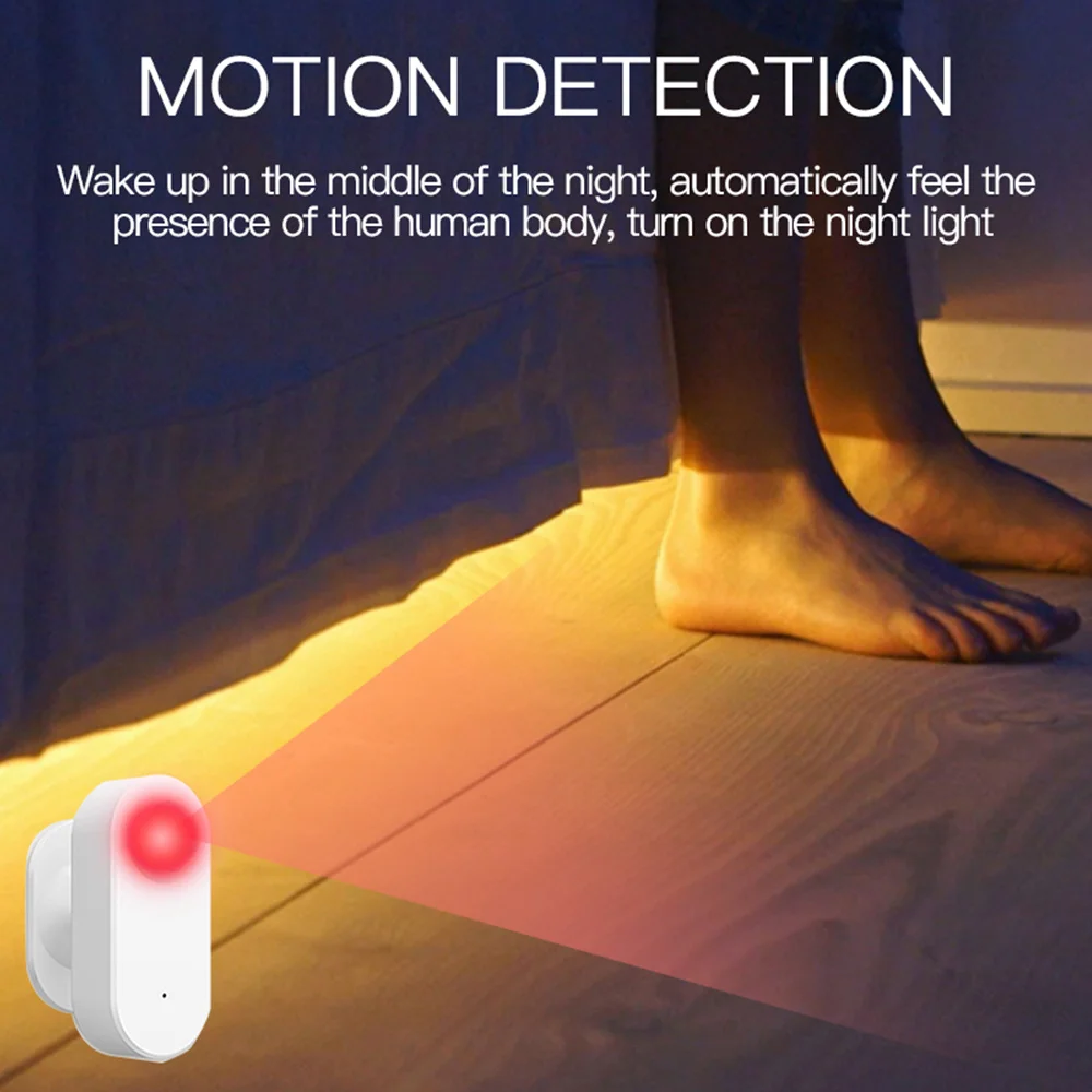 Tuya Zigbee Human Motion Sensor Smart Home Human Body Detector Security Sensor App Remote Control Works With Alexa Google Home