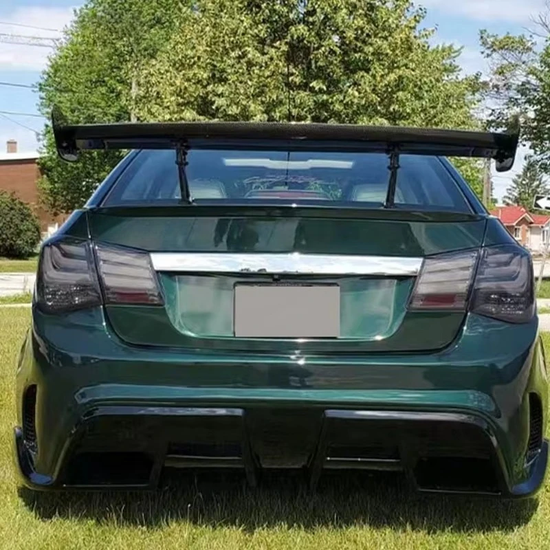 مجموعات هيكل السيارة البلاستيكية PP لسيارة شيفروليه كروز 2009-2015 المصد الأمامي الجديد المصد الخلفي التنانير الجانبية مصدات السيارة #5