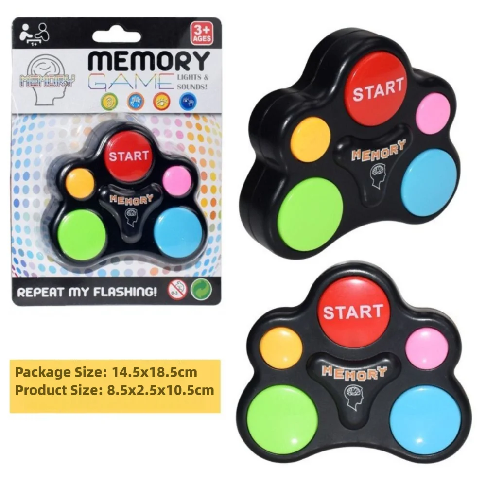 High Quality LED Light Simon Game Competitive Sound Effect Memory Game Machine Multi-Person Interactive Educational Play