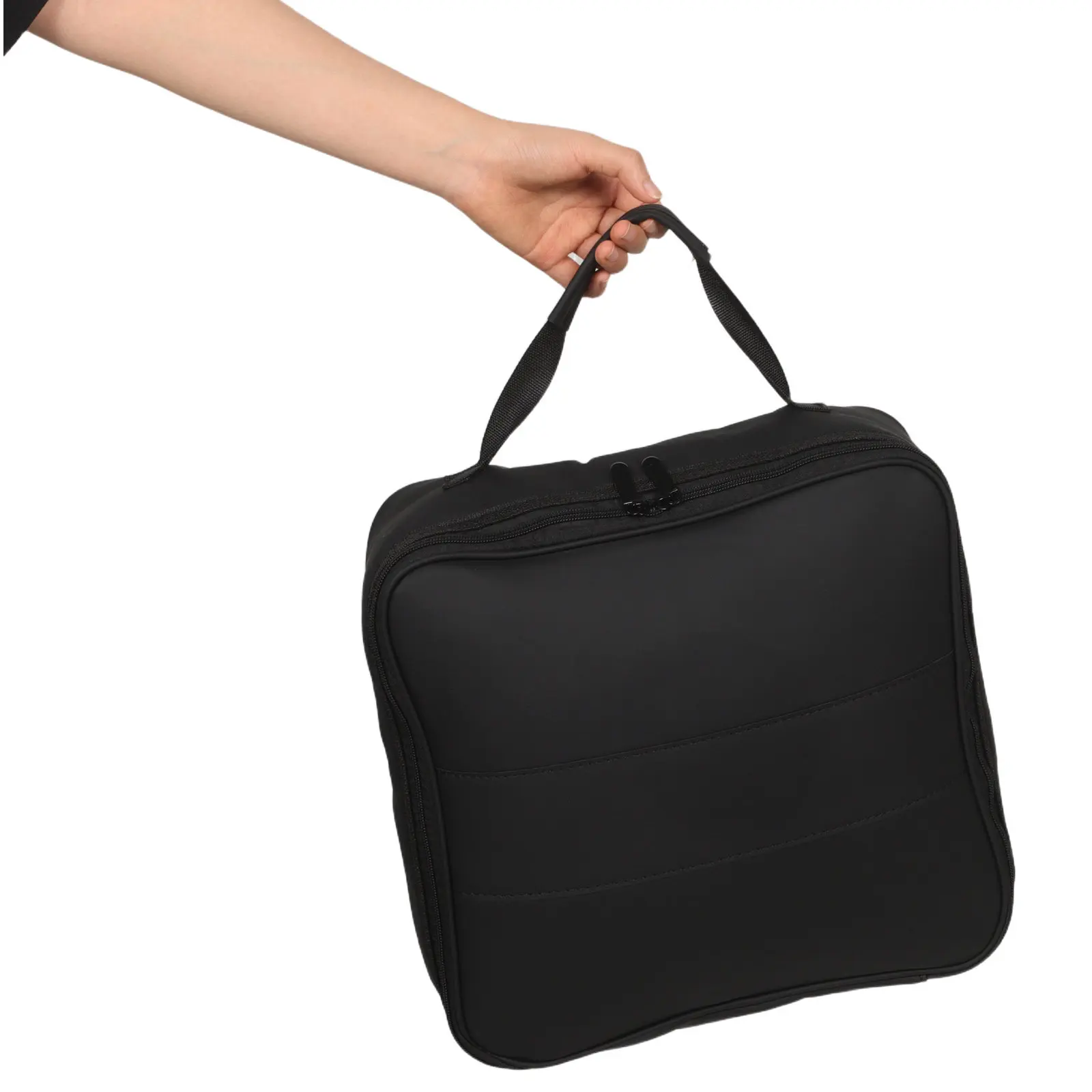 Ev Charging Gun Bag PU Portable Waterproof Organizer Car Charging Cable Storage Case Travel Charger Cord Management
