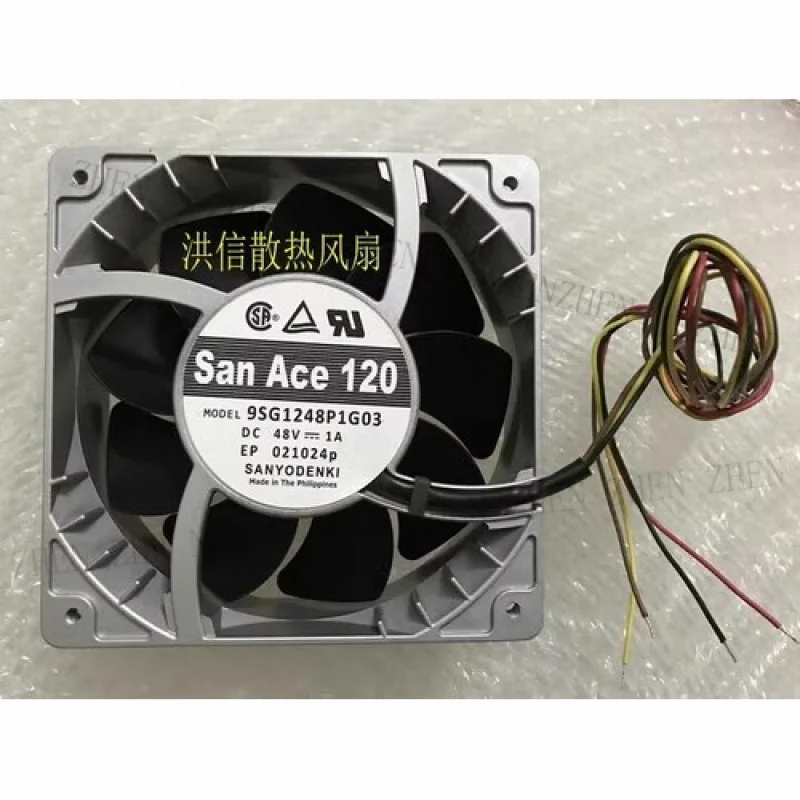 

Y ДЛЯ SANYO 12038 9SG1248P1G03 DC48V 1A 12CM 4-проводной охлаждающий вентилятор с высоким потоком воздуха