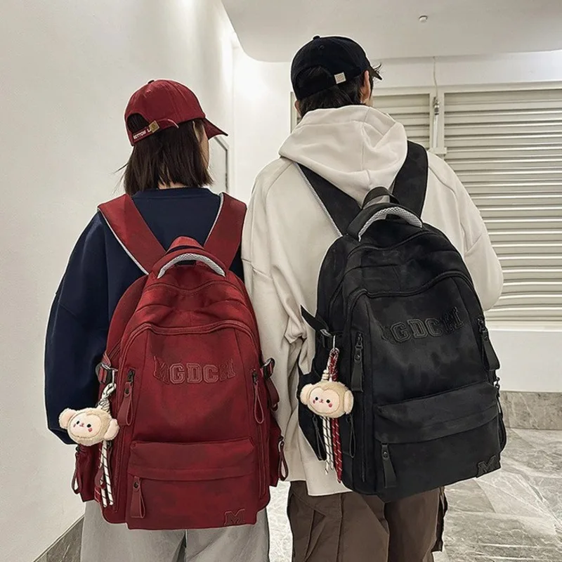 

Корейский стиль, модный повседневный дорожный рюкзак для пары, высококачественный рюкзак с несколькими отделениями для учащихся средних и старшеклассников