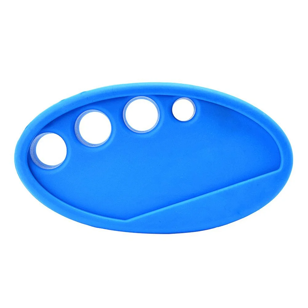 1 قطعة 9 ثقوب الصباغ كأس رف سيليكون الحبر كأس حامل ل لوازم الوشم تخزين حامل المحمولة لآلة يطفو الحاجب الشفاه #6