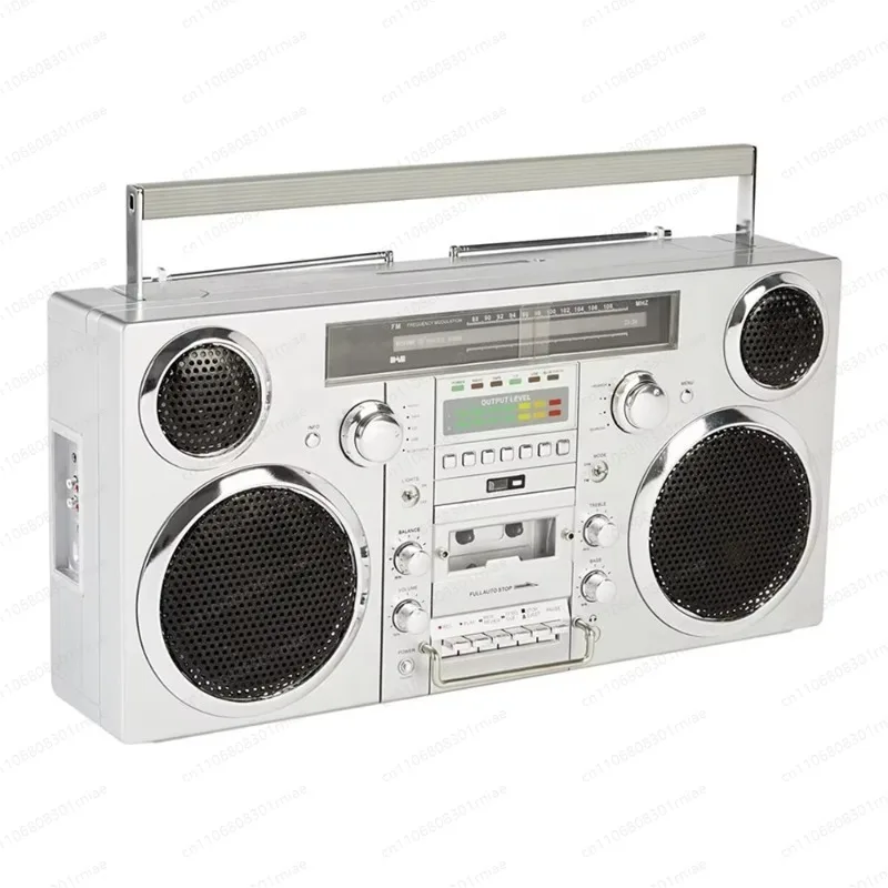 80s Style Stereo Retro Multifunctional High Quality Home Retro Speaker with FM/AM Radio Retro Bluetooth Radio Speaker