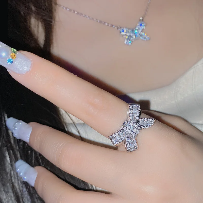 

MDLFES Moissan Diamond Style Маленькая красная книга из семян поп геометрического дизайна с бантом, ювелирные изделия для женщин