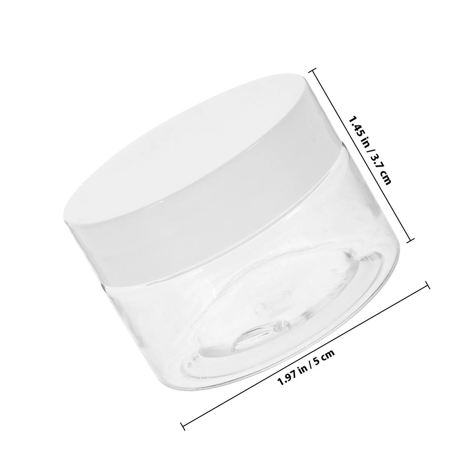 6Pcs Small Cream Jars 30g Refillable Containers for Travel and Daily Use Cream Jar Containers with Lids Jars with Lids