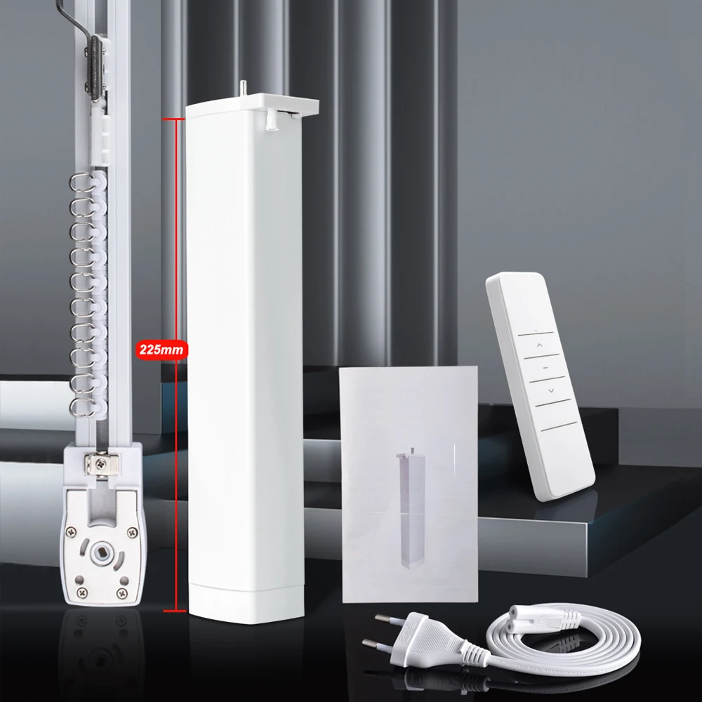 Immagine 7: Ultimo supporto motore per tende Tuya WiFi /Zigbee Alice Assistente Google Alexa Sistema automatico per tende con asta per binario elettrico