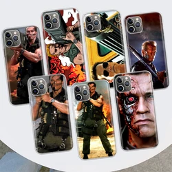 Custodia per telefono Terminator Schwarzenegger per Apple iPhone 11 12 13 15 Ultra 14 Pro 7 XR X XS Max 6S 8 Plus + Mini SE Print