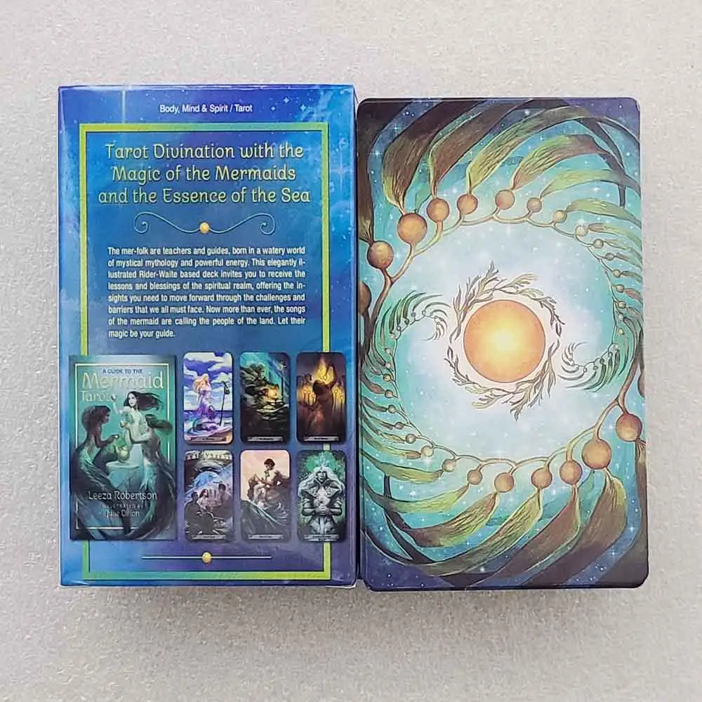 

12x7 cm Mermaid Tarot Card Game 78 PCS Paper Manual