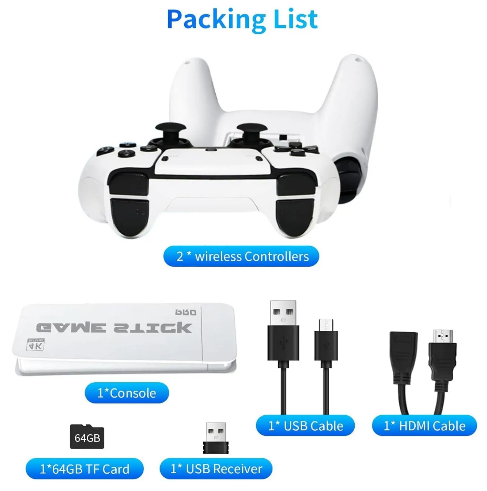 M15 ريترو لعبة 4K إخراج ووحدة تحكم لاسلكية التوصيل والتشغيل وحدة تحكم ألعاب الفيديو مع 20000 + ألعاب ممر لعبة وحدة التحكم