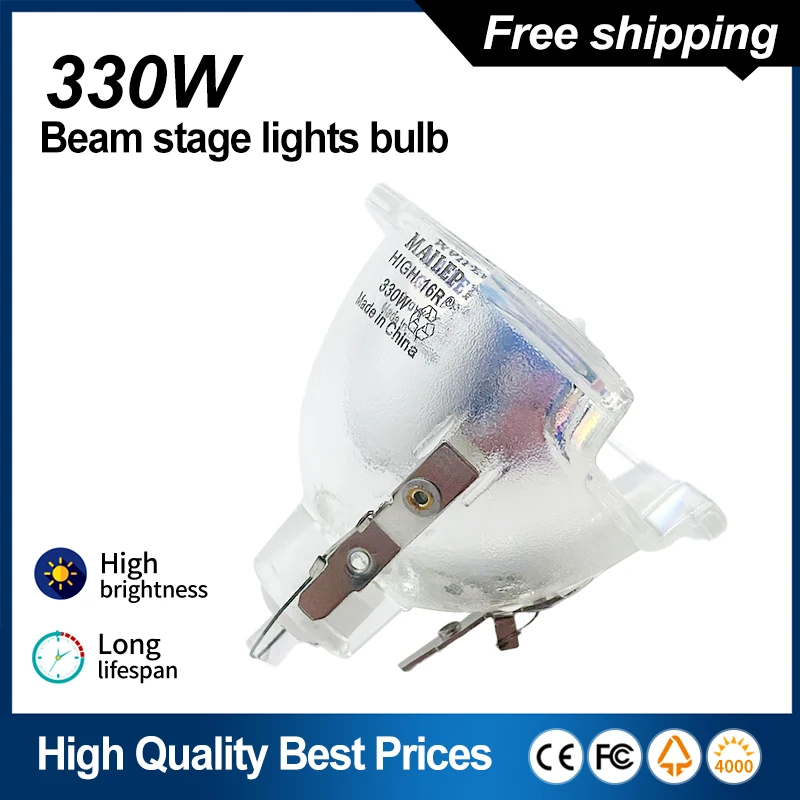 Stage Lighting 16R Lamp SIRIUS HRI 330W Replacement Replacement Stage Moving Head Replacement Beam Lamp caliber 56*56mm