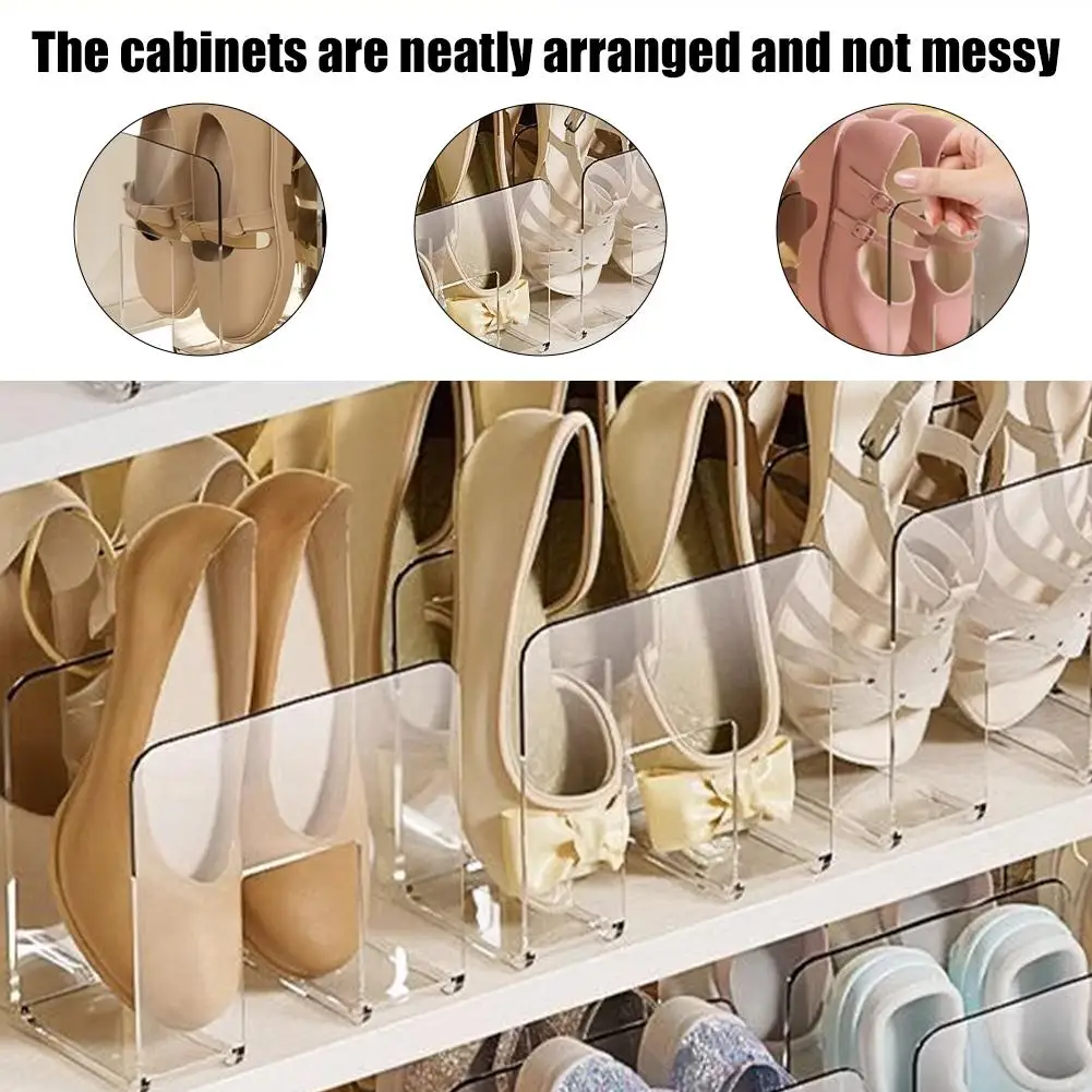 2 قطعة صندوق أحذية الأطفال للاستخدام المنزلي خزانة خذاء مساحة تخزين توفير رف أحذية الطفل من الأكريليك الشفاف صندوق تخزين #4