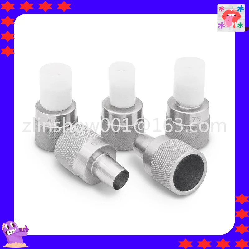 Stainless steel corneal tissue, implant gum, trephine dental implant