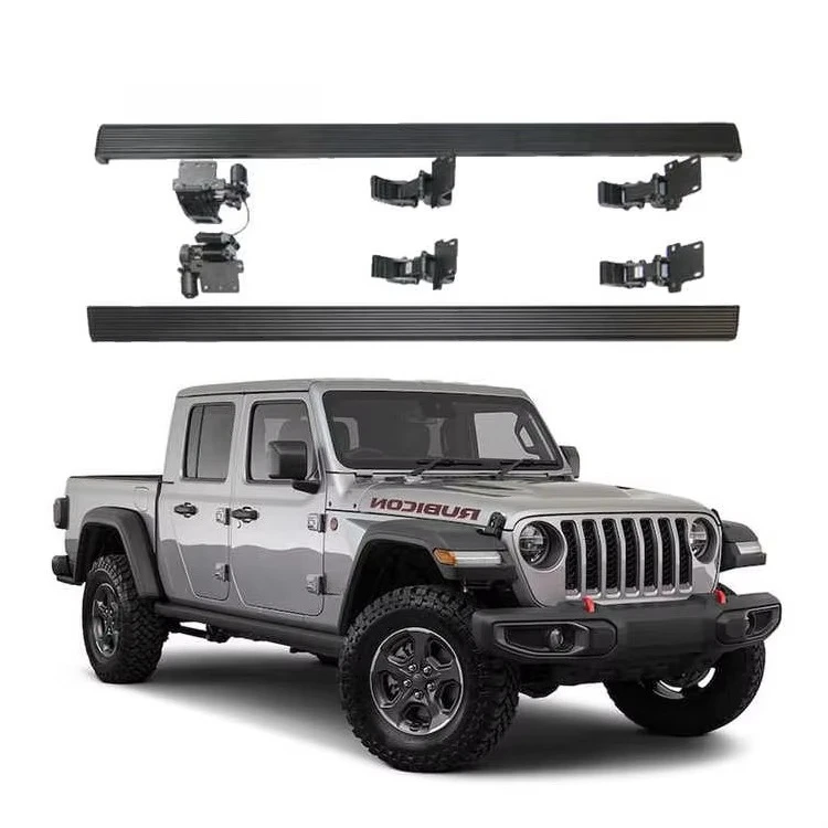 

2022 For Gladiator Power Step Auto Accessories Deployable Side Step Pedals For 4 Door Exterior Accessories