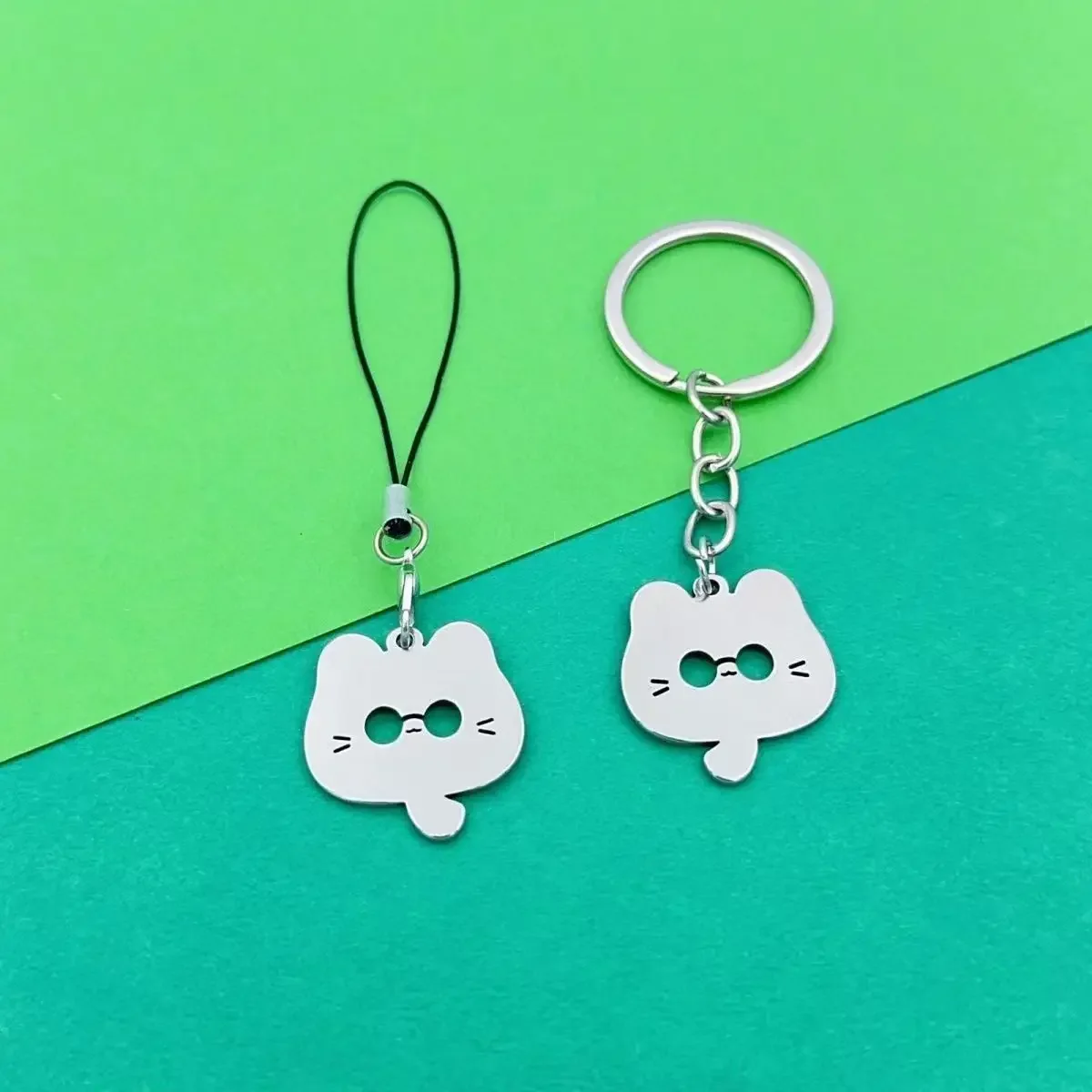 5t5 Cat Keychain Jujutsu Kaisen Mobile Phone Chain Cat Backpack Cat Cute Car Key Ring Acrylic Jewelry