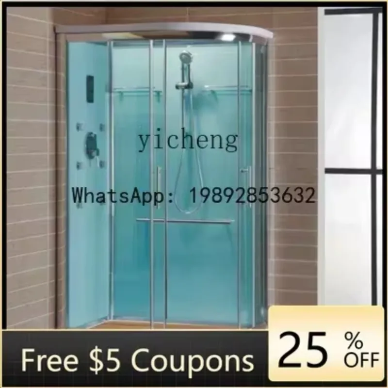 T25 integral shower room bath room rectangular touch screen modern fashion overall rectangular