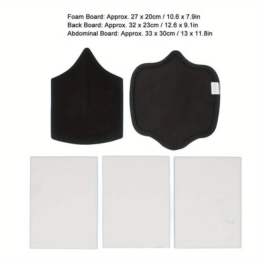 

5Pcs Lipo Foam Post Surgery Compression Ab Board Postpartum Recovery Liposuction Supplies For Stomach Lumbar Belly Flattening