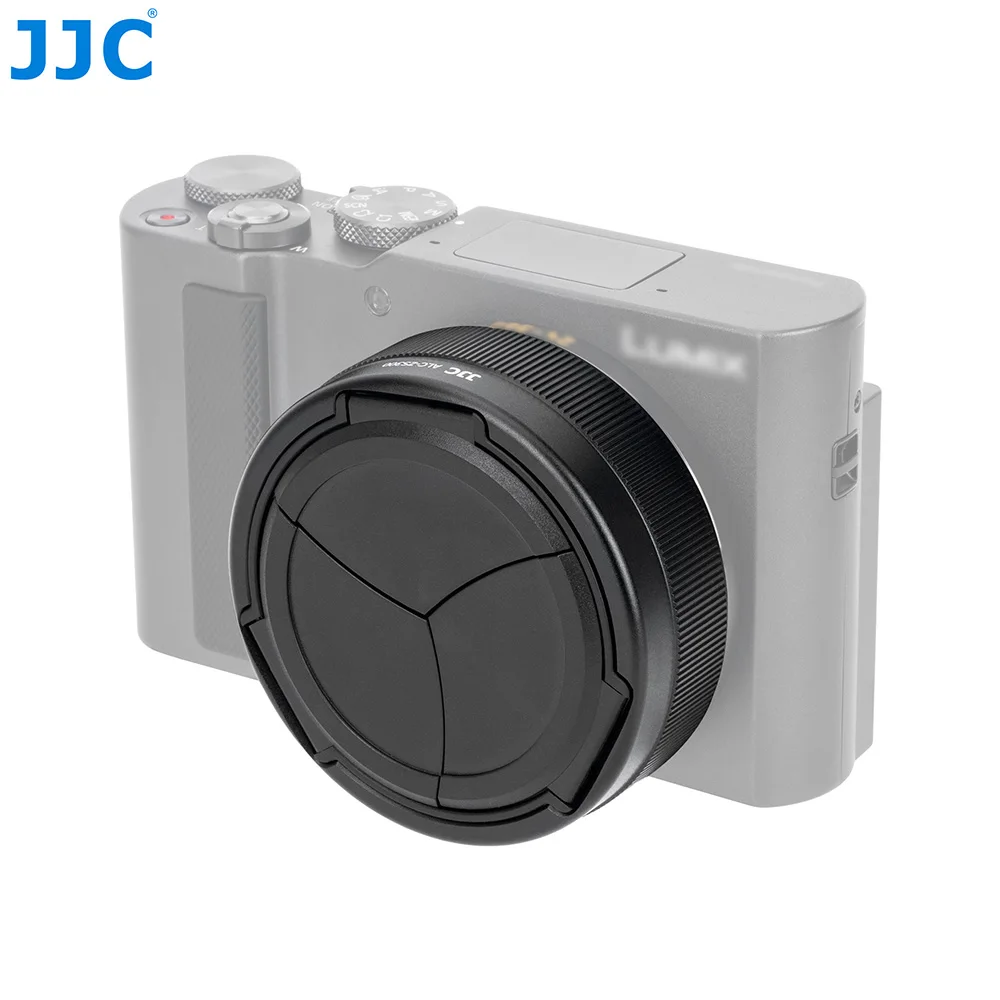 JJC Metal Auto Lens Cap Cover for Panasonic ZS300 TZ300 Camera Lens Protective Lens Cap