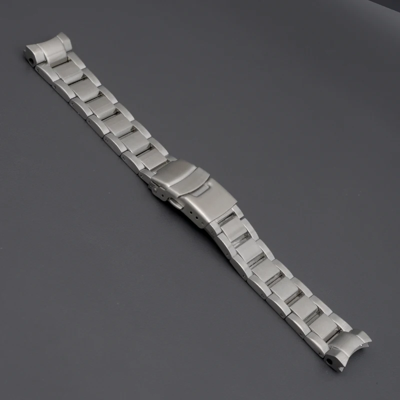 20mm High Quality Solid  Stainless Steel Watch Bracelet Deployment Buckle Fit SPB185/187 Watch Case