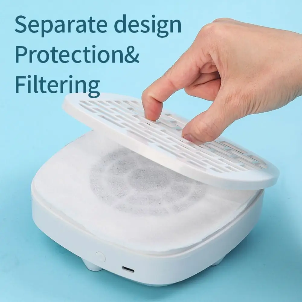 เครื่องดูดฝุ่นเล็บแบบเงียบขนาดเล็ก เครื่องดูดฝุ่นเล็บ เครื่องมือทำเล็บ ดูดฝุ่นแรง พร้อมพัดลมดูดฝุ่น