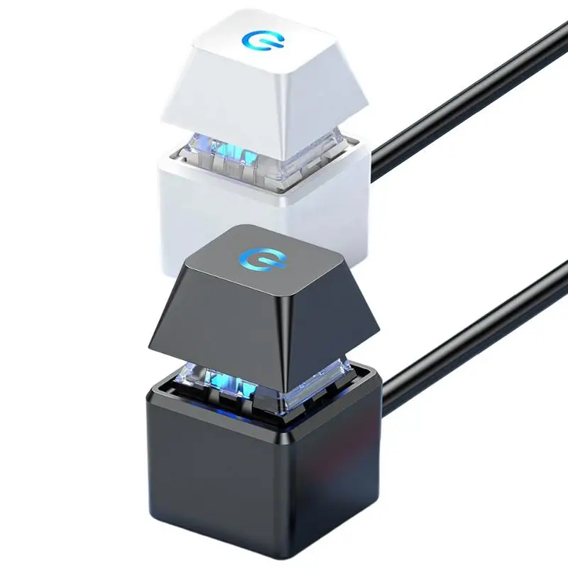 

Computer Desktop Switces 1.8m Blue LED PC Motherboard External Start Power OnOff Button Extension Cable Switches Button