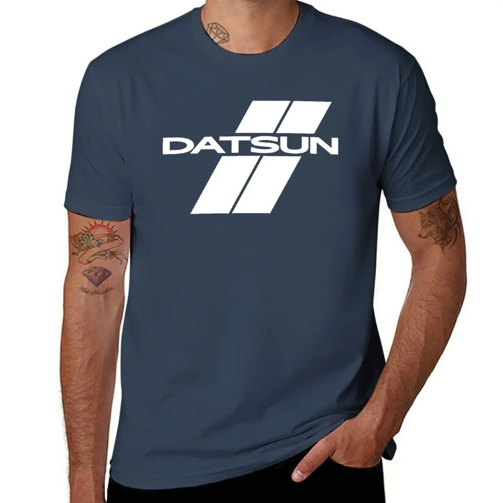 

Datsun Stripes (White) T-Shirt g man t shirts for men t shirts for man cotton funny T-Shirt