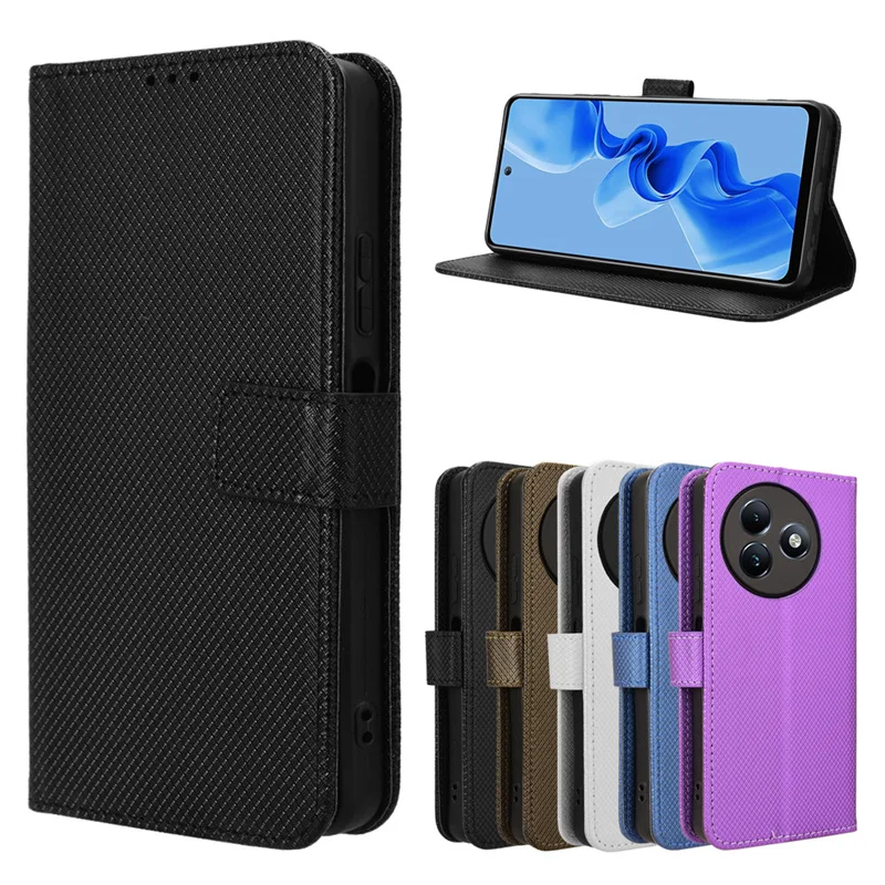 Flip Case For Itel S24 4G Case diamond Wallet Leather for Itel S24 4G International edition Cover