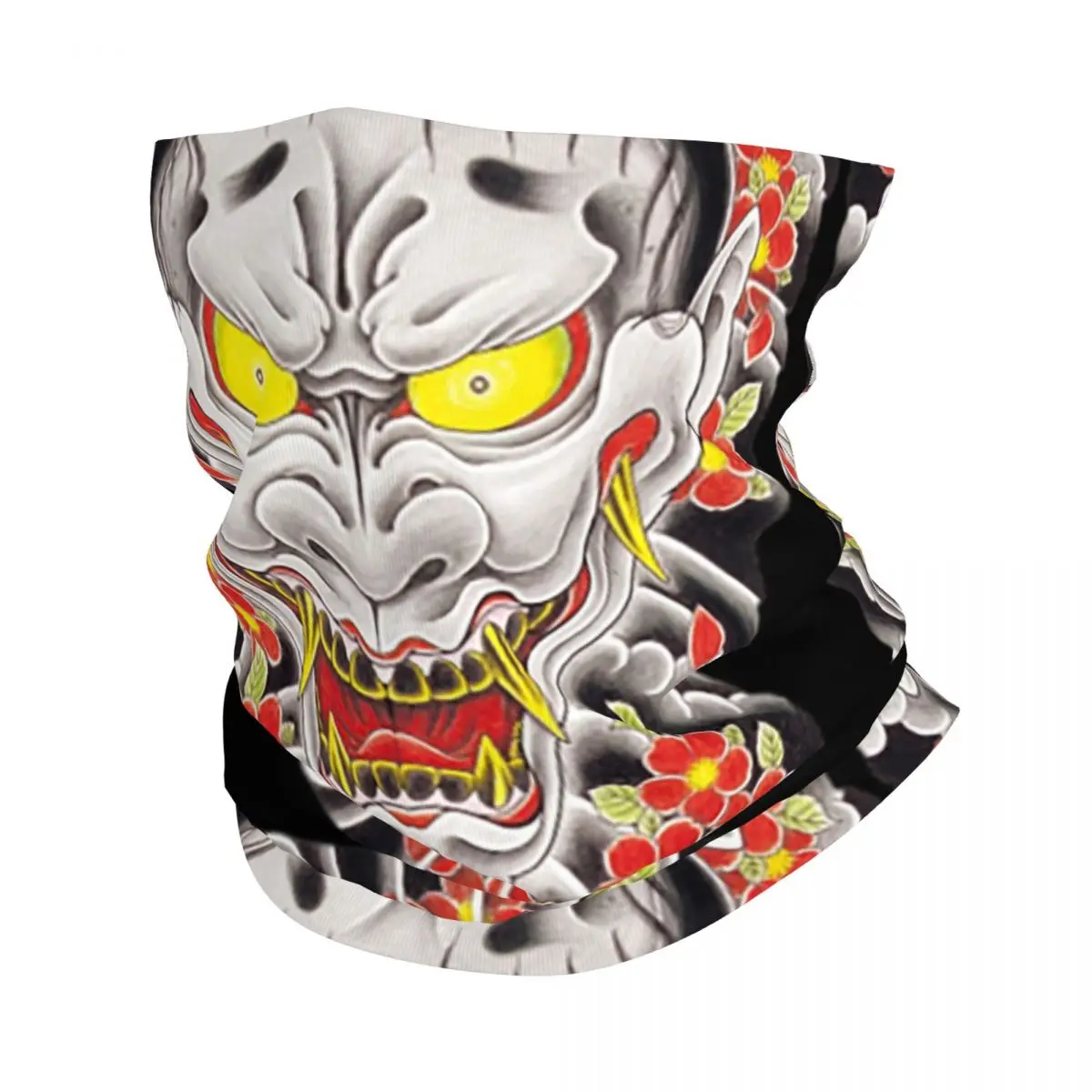 Goro Majima Hanya Tattoo(withflowers) Bandana Neck Cover Printed Magic Scarf Multi-use Cycling Scarf Riding Adult Windproof