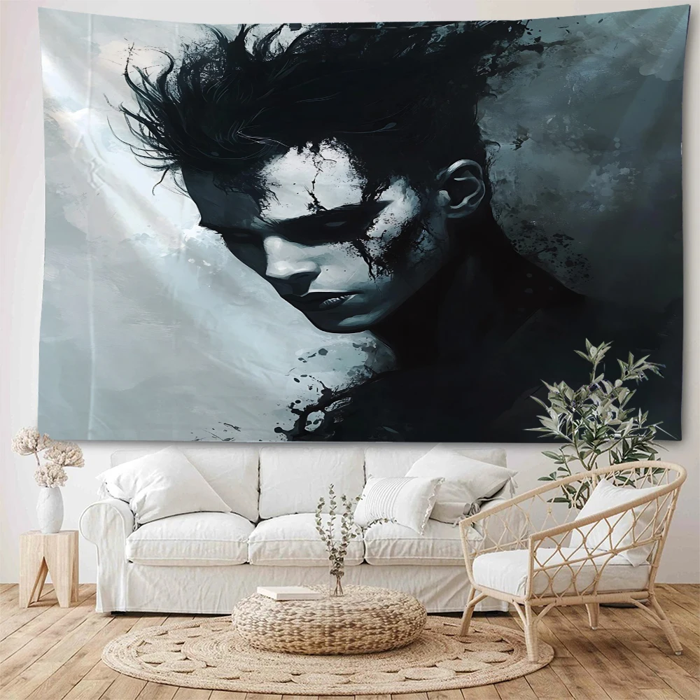 Concept of sci-fi character images, decorative tapestries, sci-fi character art images, decorative tapestries