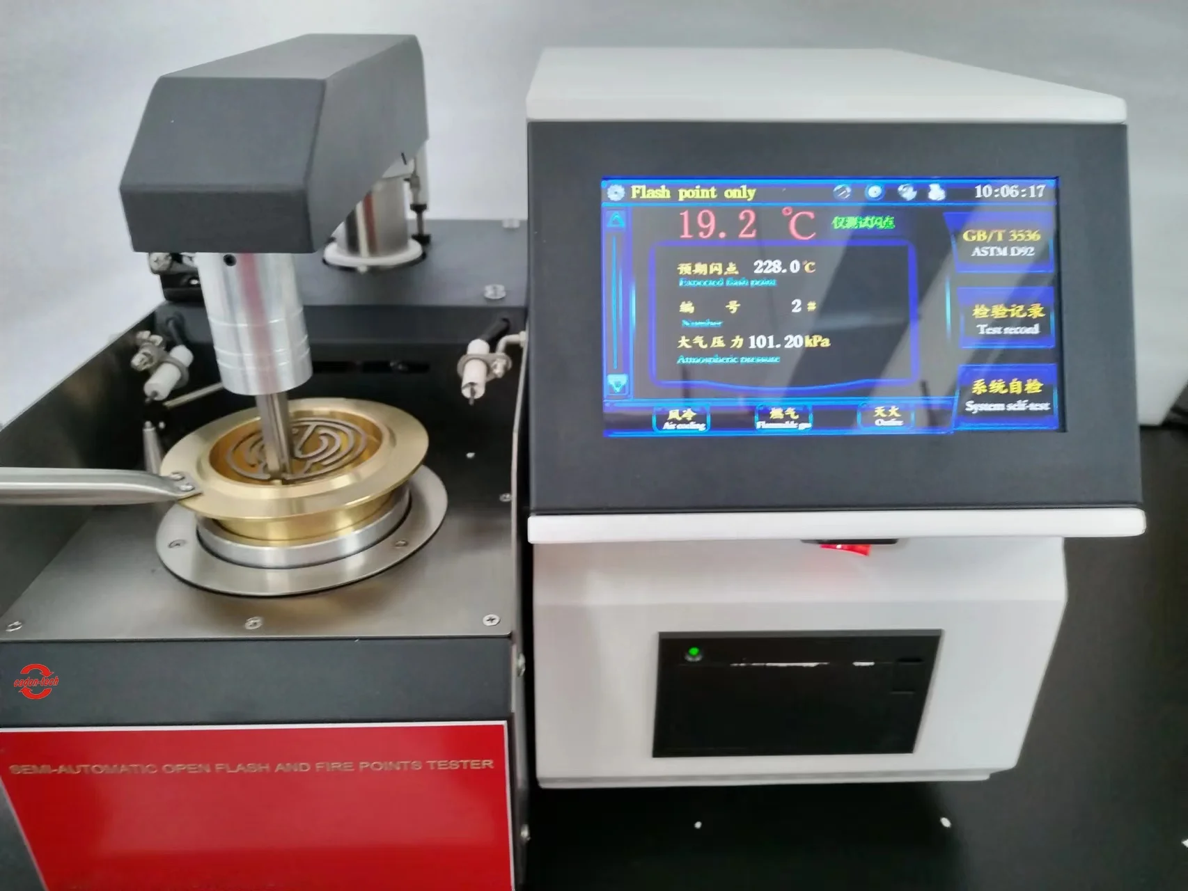 ASTM D92   ISO2592  ASTM D93  Laboratory flash point tester China adding instrument manufacturing