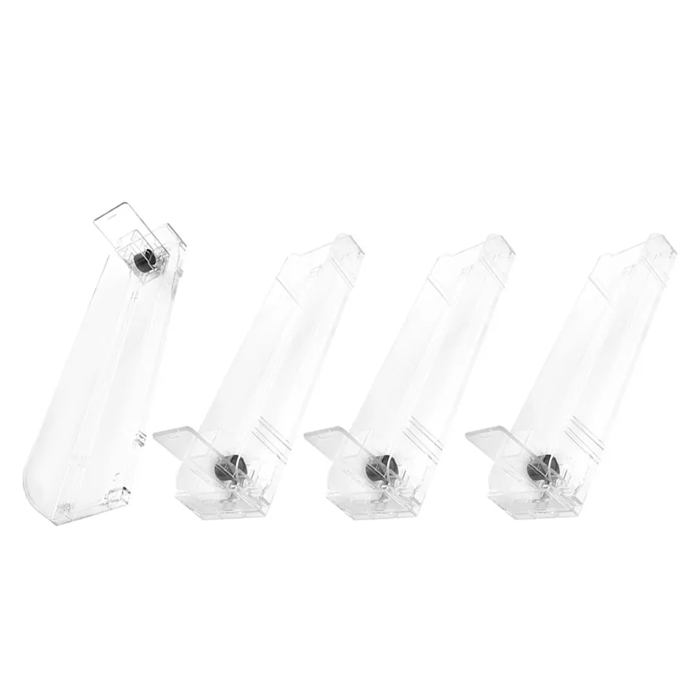 

4pcs Cigarette Rack 28cm Auto Pusher Retail Store Counter Case Plastic Retail Display Rack St Pack Display Racks Holder