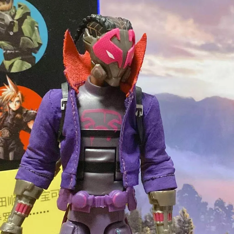 

Customized 1/12 Scale Hobbies Soldier Prowler Purple Top Jacket Clothes Model for 6'' Toy Figures Body Accessories
