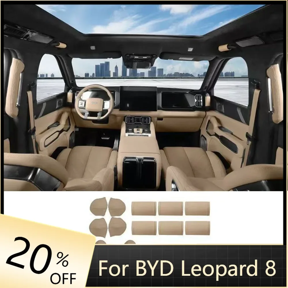 

Special Car with Full Body Leather Armrest Cover Anti Slip And Wear-Resistant Side Armrest Suitable The BYD Formula Leopard 8