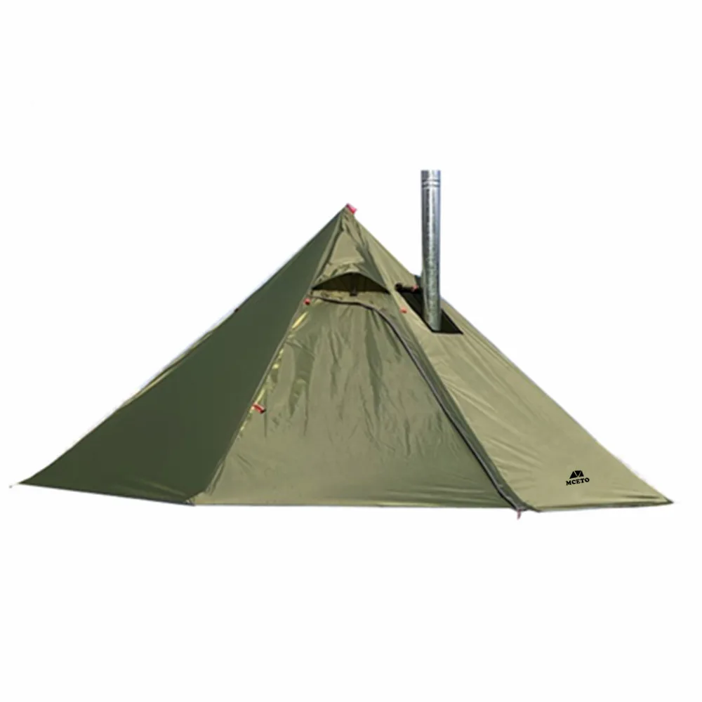 

ZJW STLF High Quality Ultralight Camping Stove Hot Tent for Hiking Backpacking Olive Color TX320 Bikepacking Gear