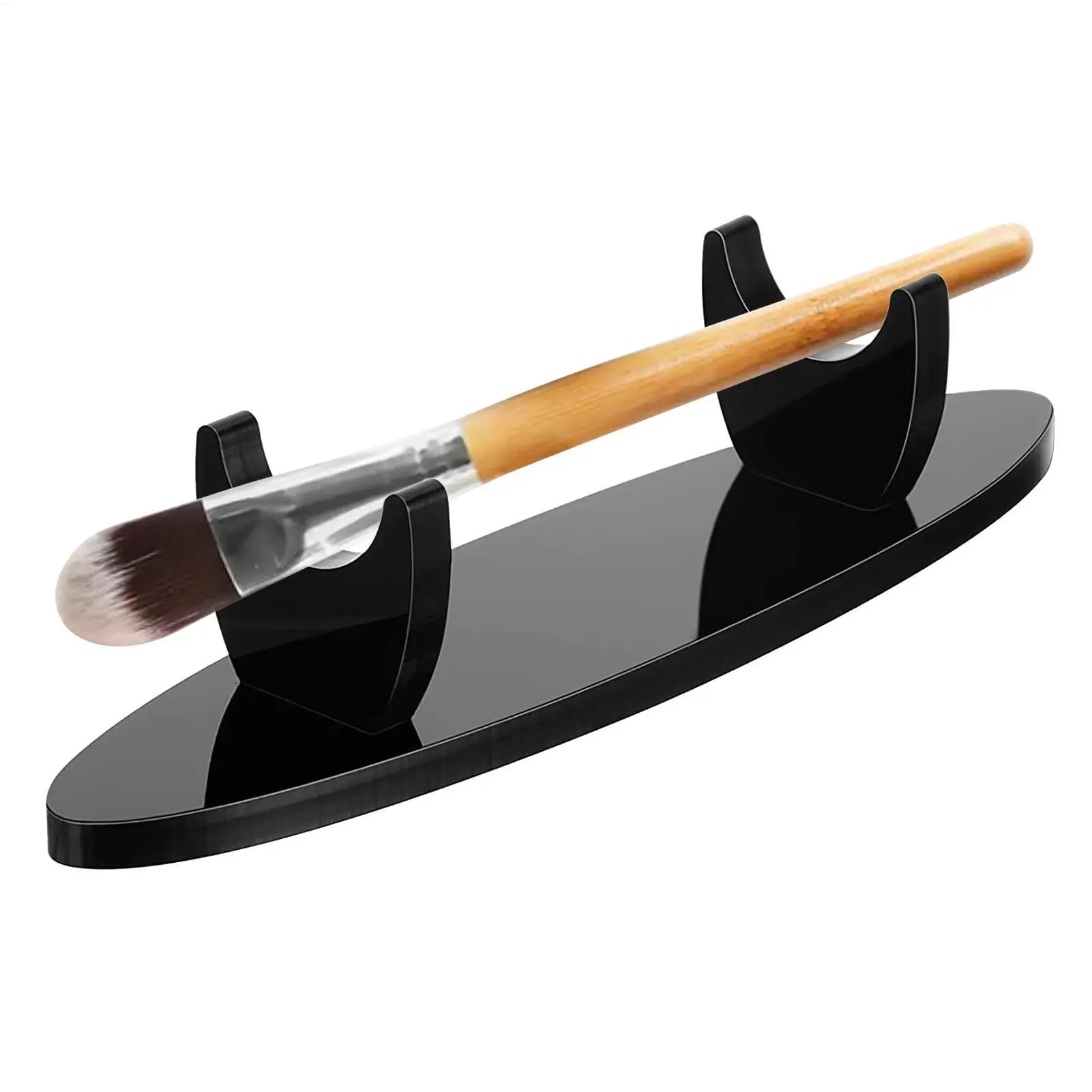 حامل قلم أكريليك عرض موقف فرشاة للمكياج الرف المنظم مكتب قلم رصاص عصا حامل عرض فرشاة الرسم تجفيف الرف